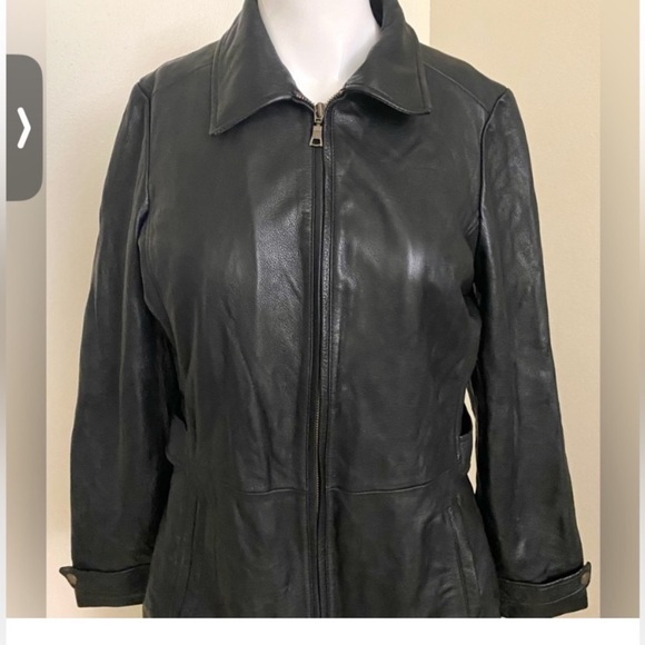 Eddie Bauer Jackets & Blazers - Eddie Bauer Women's Classic Black genuine Leather Jacket .